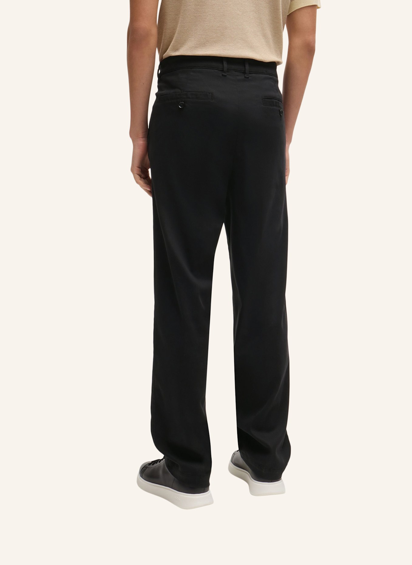 BOSS Casual Hose C-KAI-DPL Relaxed Fit, Farbe: SCHWARZ (Bild 3)