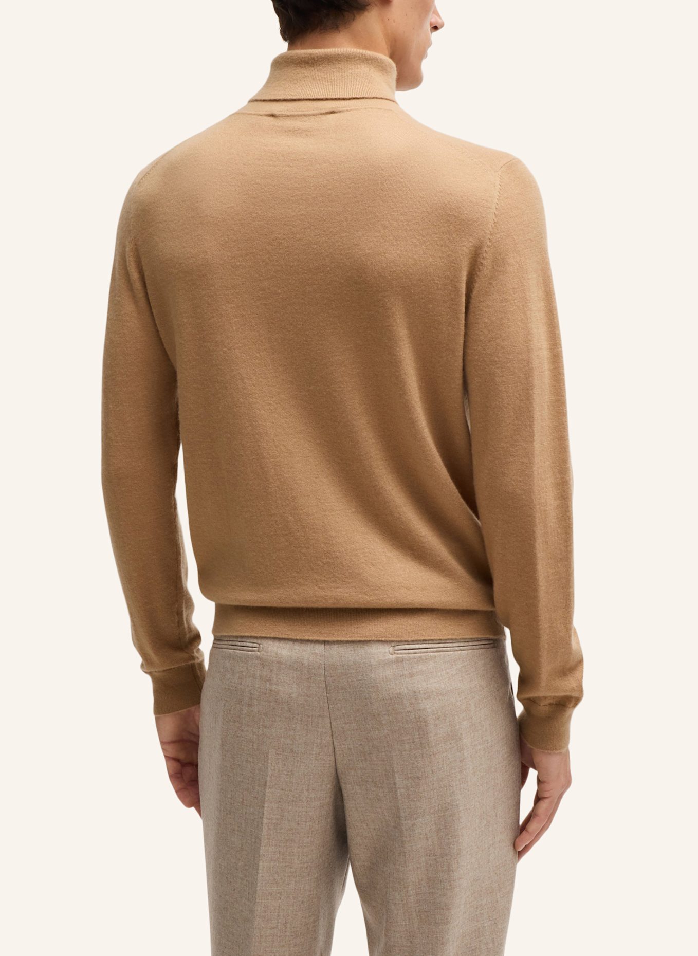 BOSS Pullover L-BERNARDO Regular Fit, Farbe: BEIGE (Bild 2)