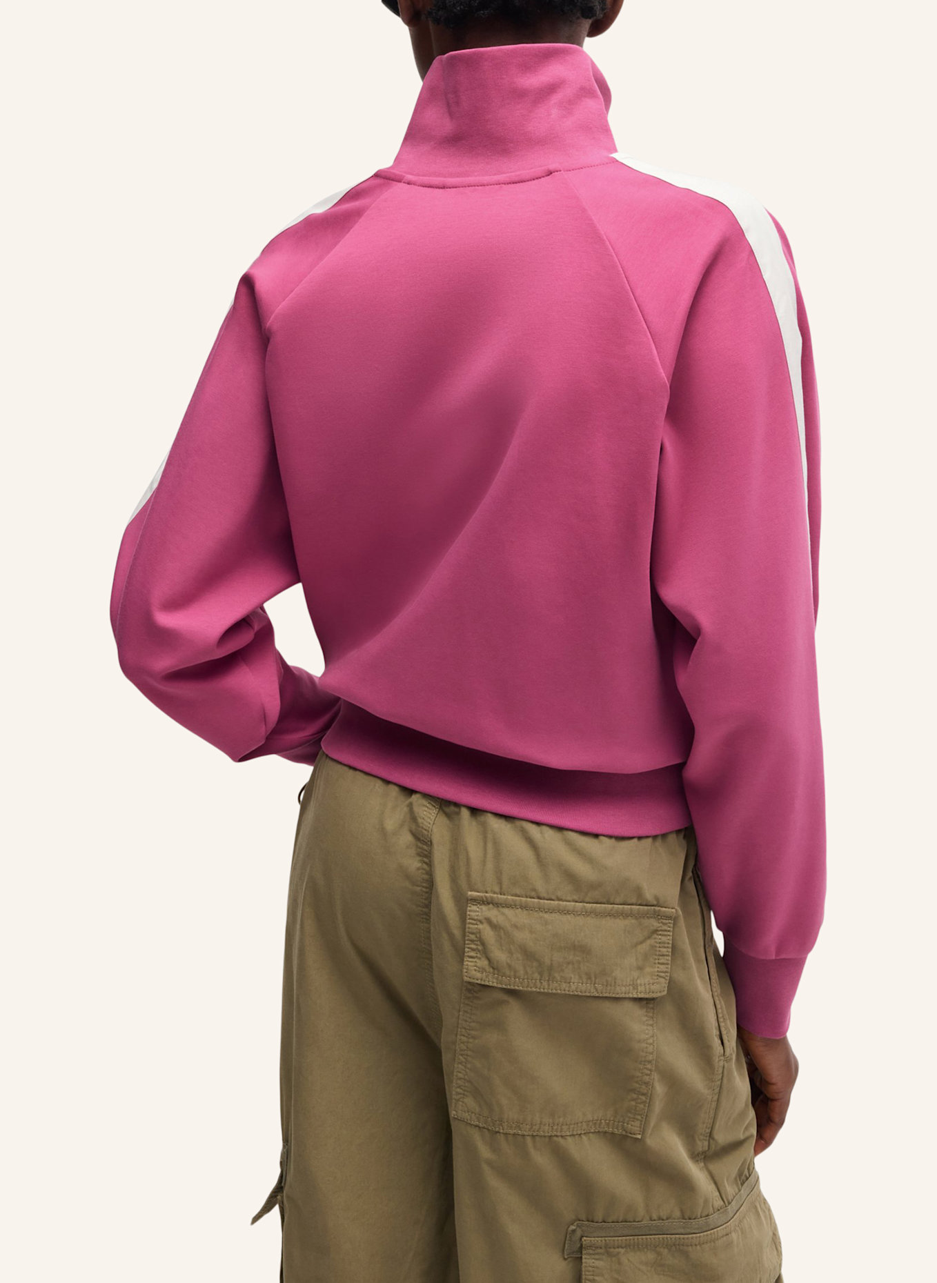 HUGO Sweatshirt DEMILIE_B Relaxed Fit, Farbe: PINK (Bild 2)