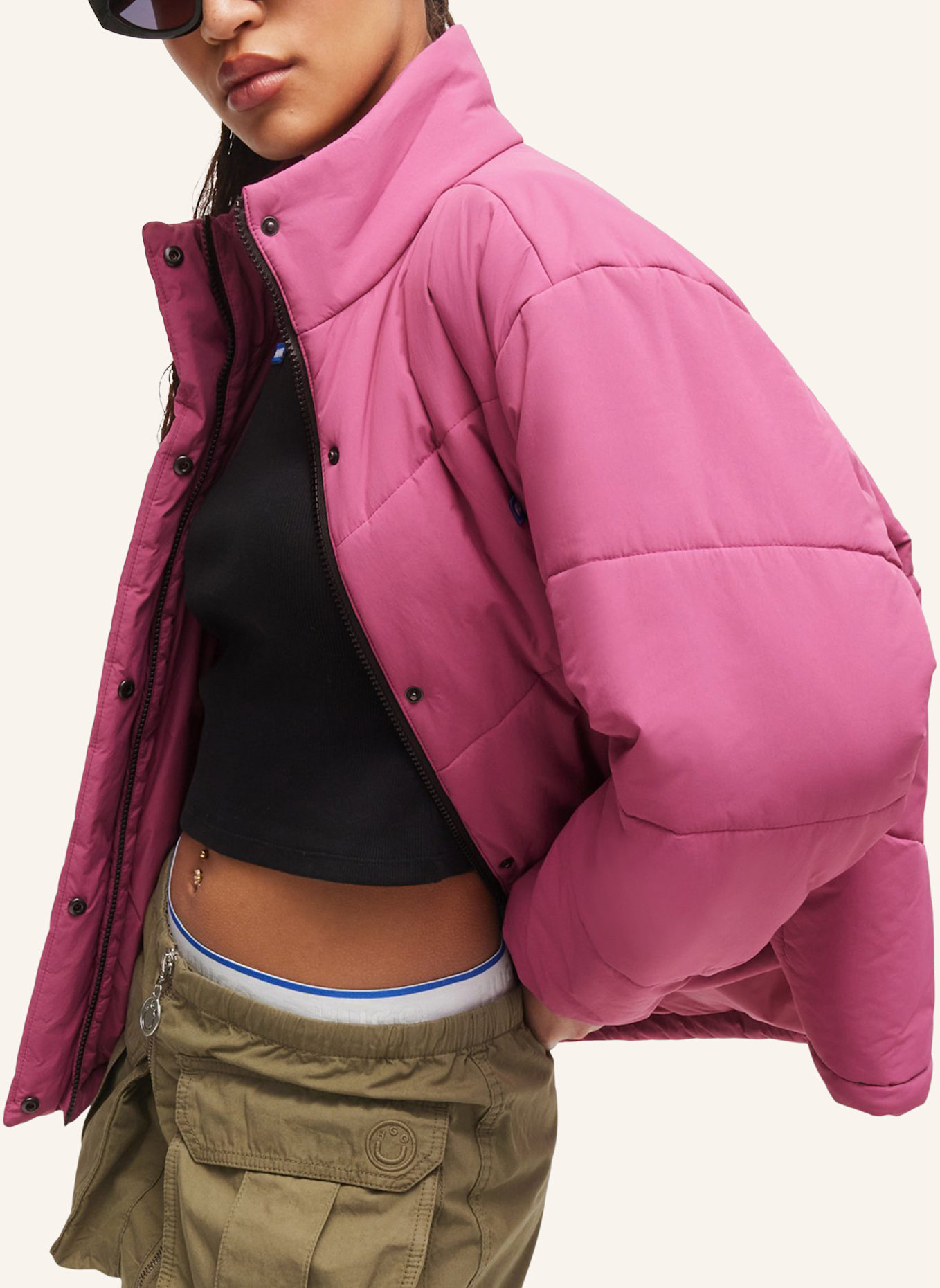 HUGO Casual Jacke FALINA-1_B Regular Fit, Farbe: PINK (Bild 5)