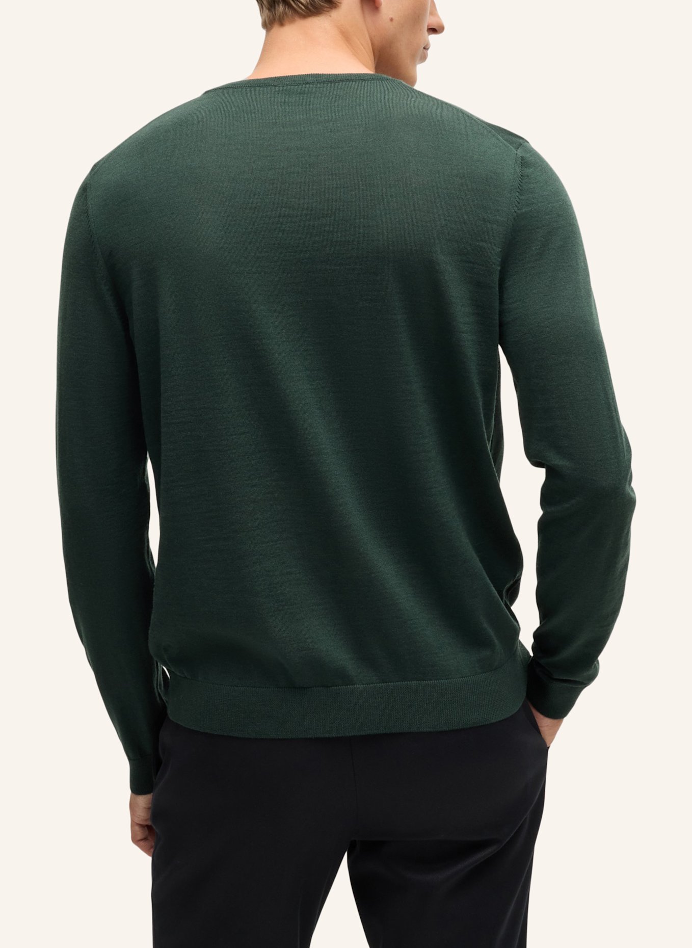 BOSS Pullover LENO-P Slim Fit, Farbe: GRÜN (Bild 2)