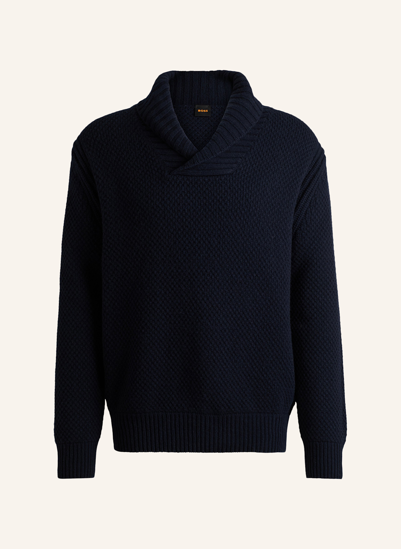 BOSS Pullover AMADON Relaxed Fit, Farbe: DUNKELBLAU (Bild 1)