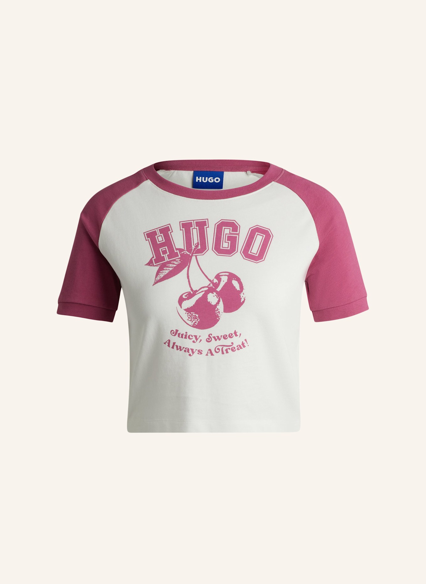 HUGO T-Shirt DANA_B Slim Fit, Farbe: PINK (Bild 1)