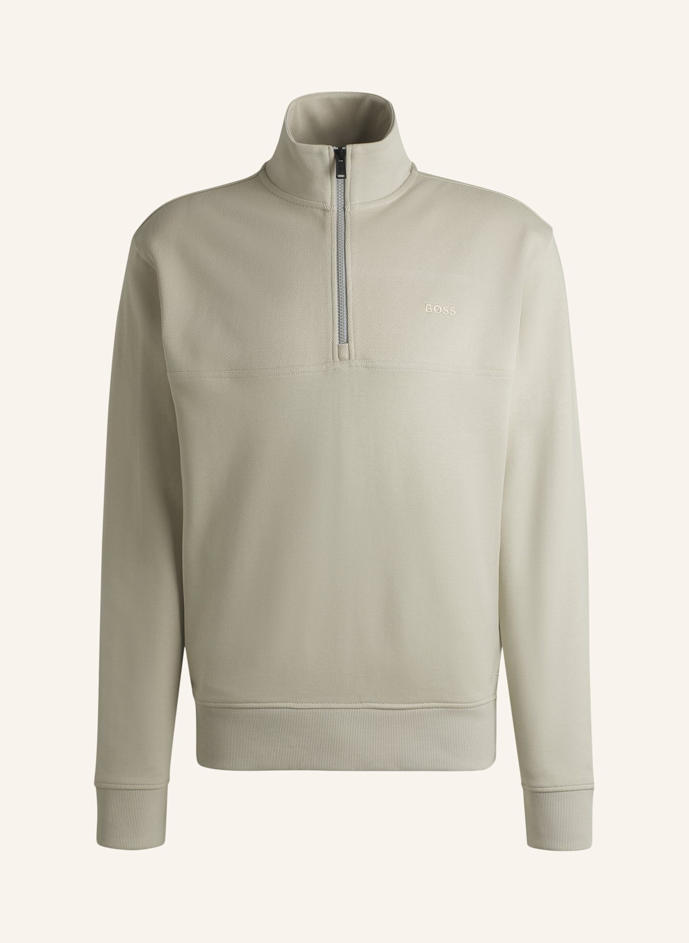 BOSS Sweatshirt ZE_COURDUROY Relaxed Fit, Farbe: BEIGE (Bild 1)