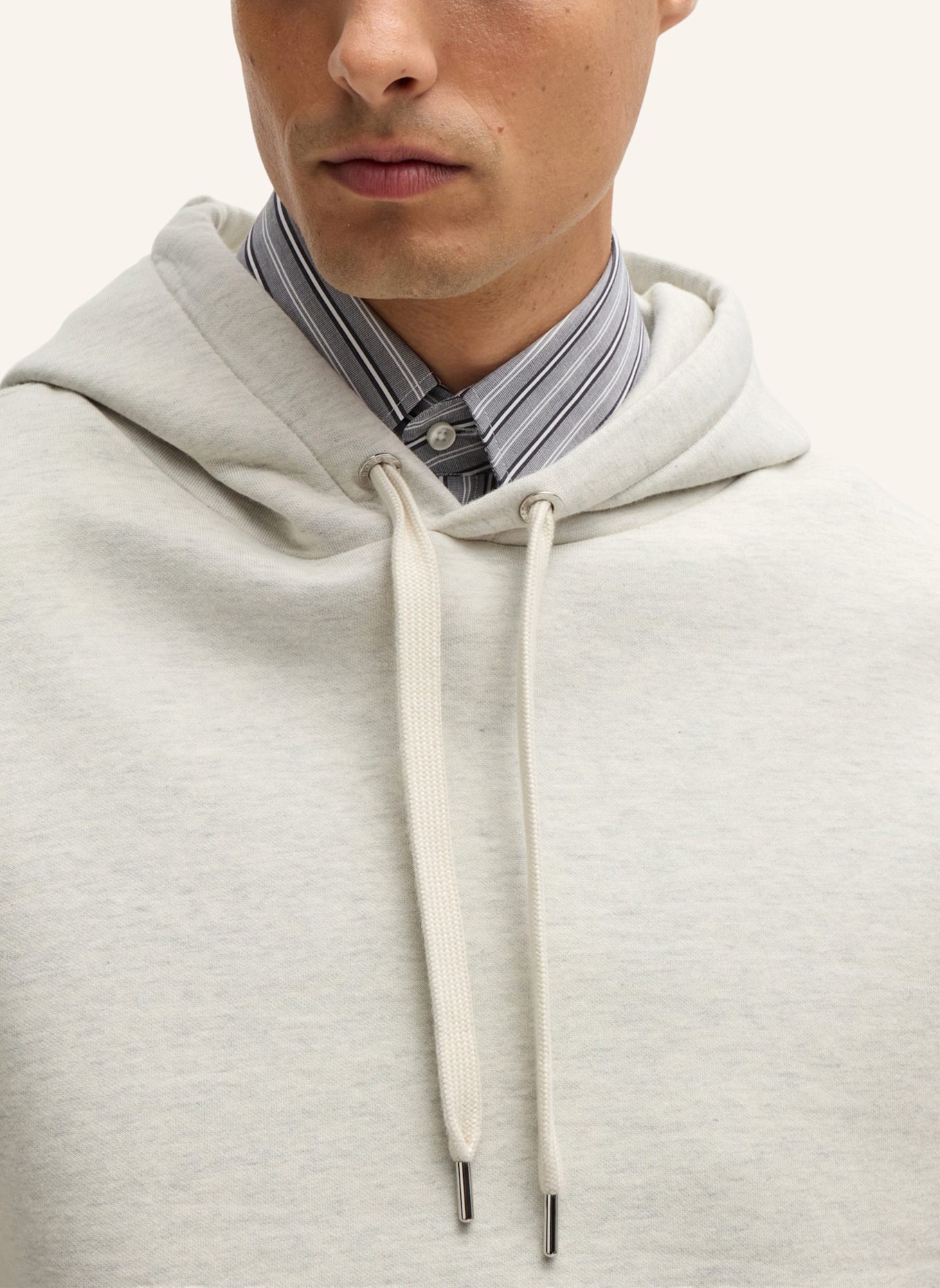 BOSS Sweatshirt C-STEVENS 06 Relaxed Fit, Farbe: WEISS (Bild 3)