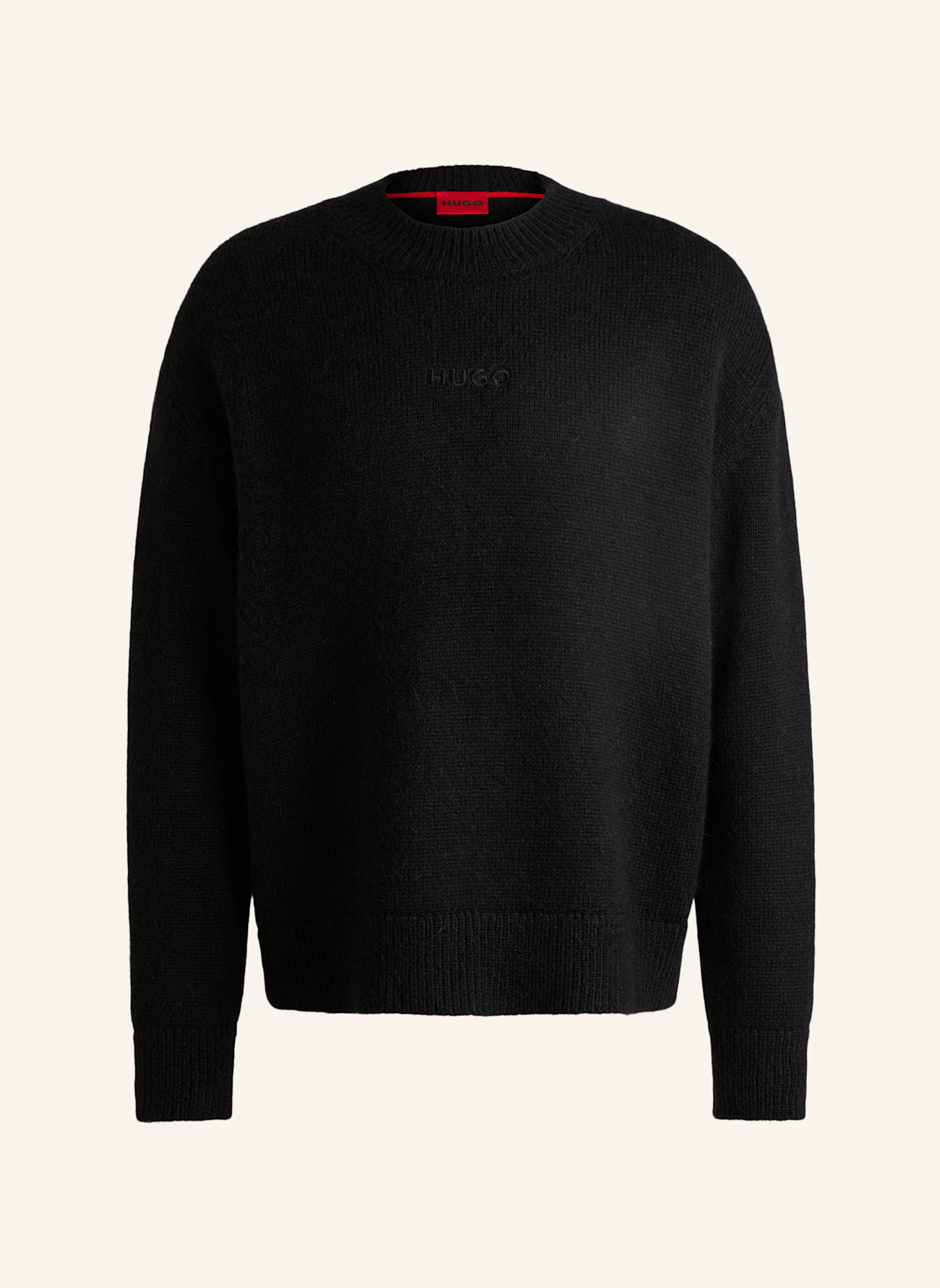 HUGO Pullover SEESE Oversize Fit, Farbe: SCHWARZ (Bild 1)