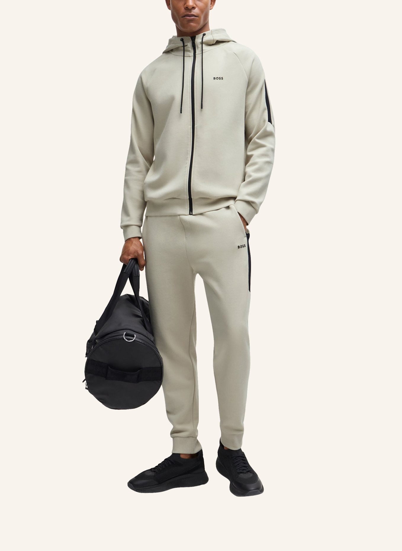 BOSS Sweatshirt TRACKSUIT SET Regular Fit, Farbe: BEIGE (Bild 5)