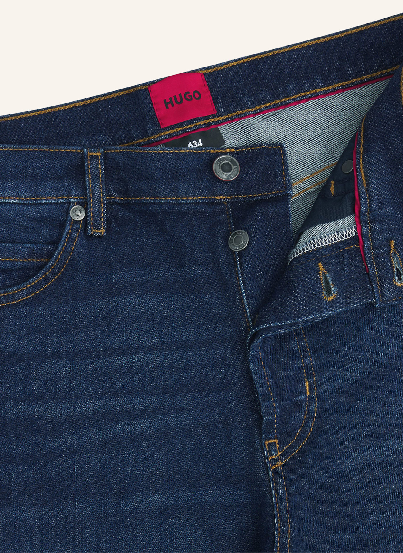 HUGO Jeans HUGO 634 Tapered Fit, Farbe: DUNKELBLAU (Bild 2)