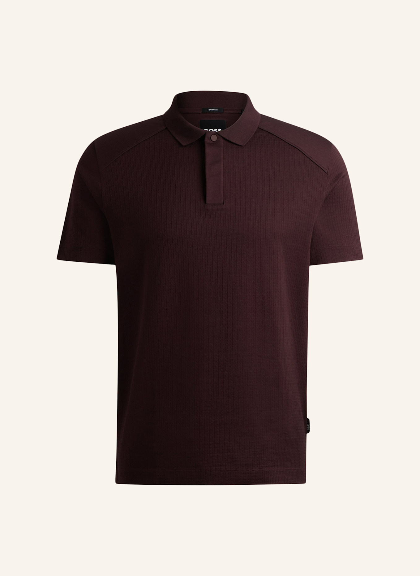 BOSS Poloshirt P-PARLAY 207 Regular Fit, Farbe: DUNKELROT (Bild 1)