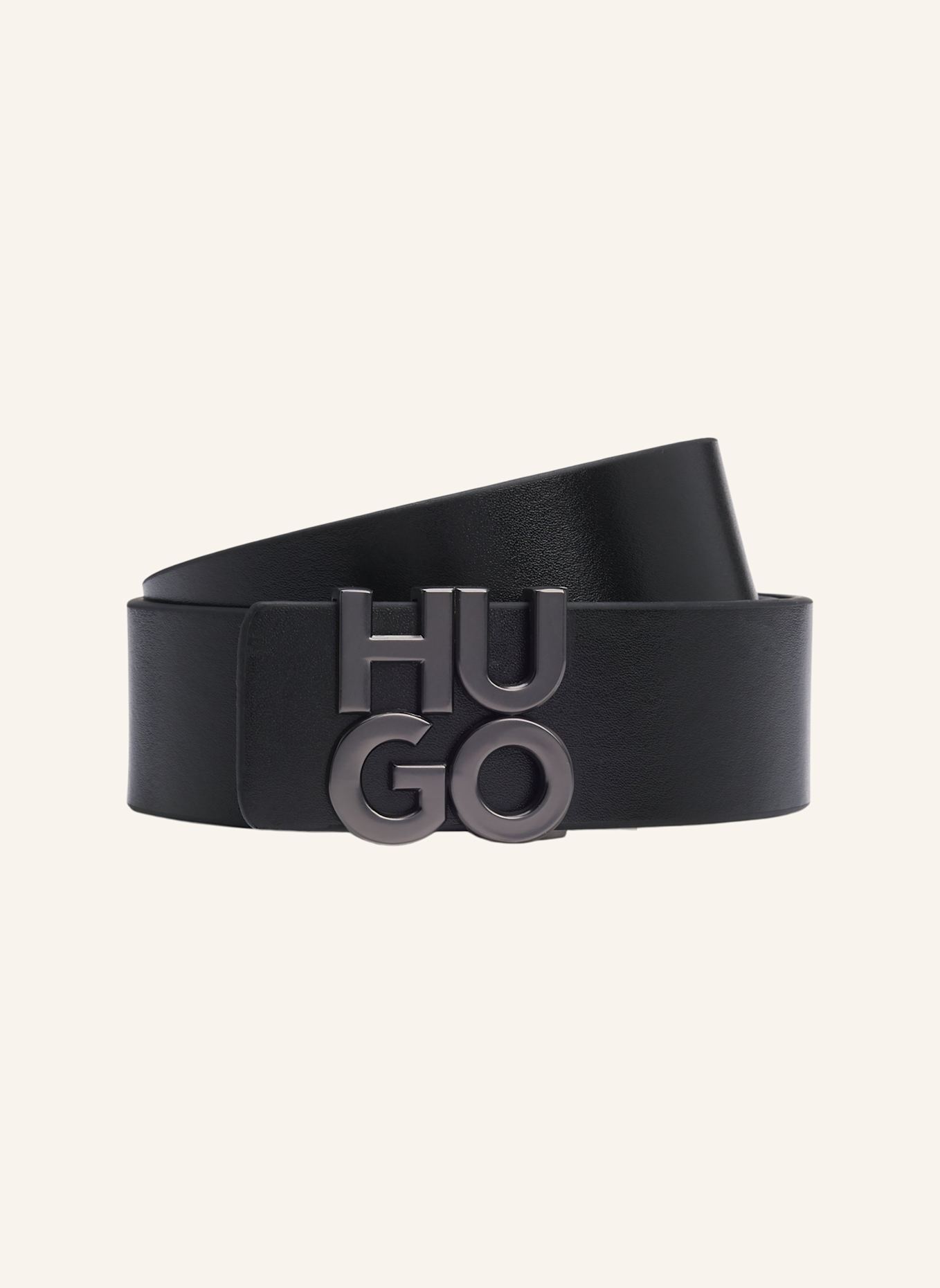 HUGO Casual Gürtel HU-GO_STA_SZ35, Farbe: SCHWARZ (Bild 1)