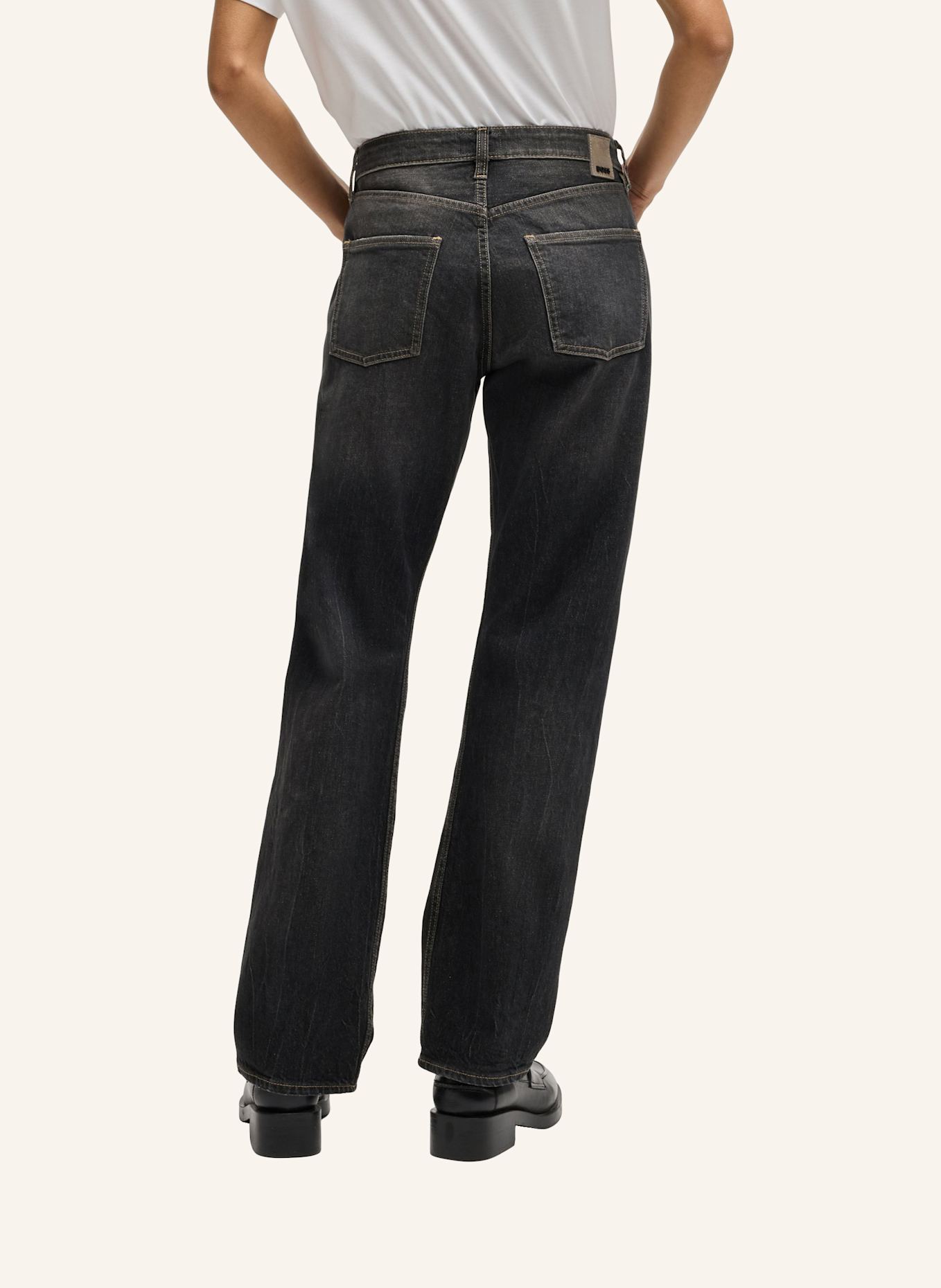 BOSS Jeans HEIGHT-CLASSIC JEAN Regular Fit, Farbe: SCHWARZ (Bild 3)