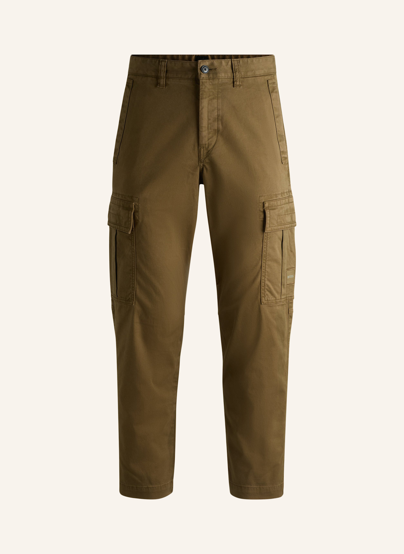 BOSS Casual Hose SISLA-7-CARGO Regular Fit, Farbe: GRÜN (Bild 1)