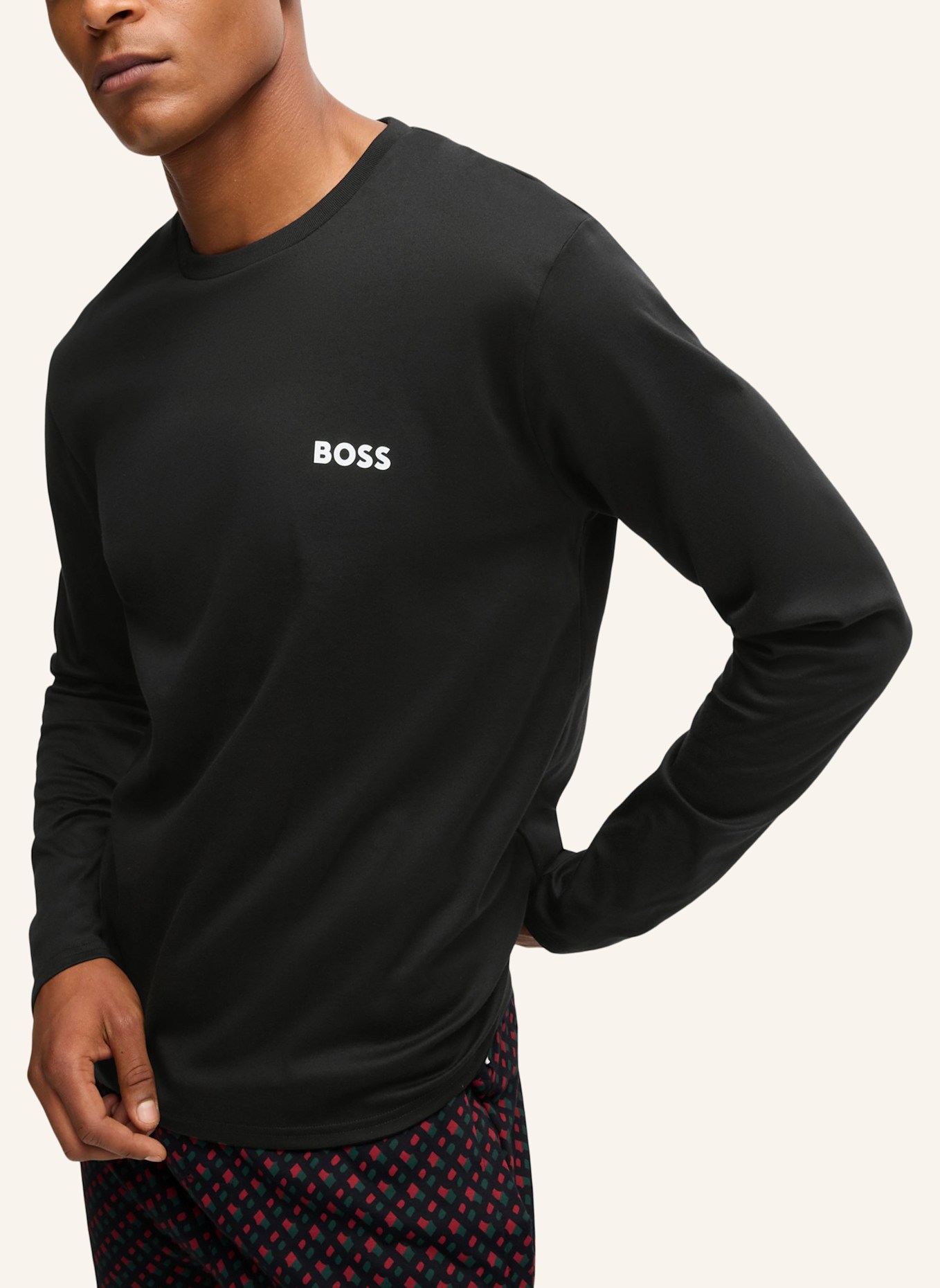 BOSS Pyjama-Set RELAX LONG SET Regular Fit, Farbe: SCHWARZ (Bild 3)