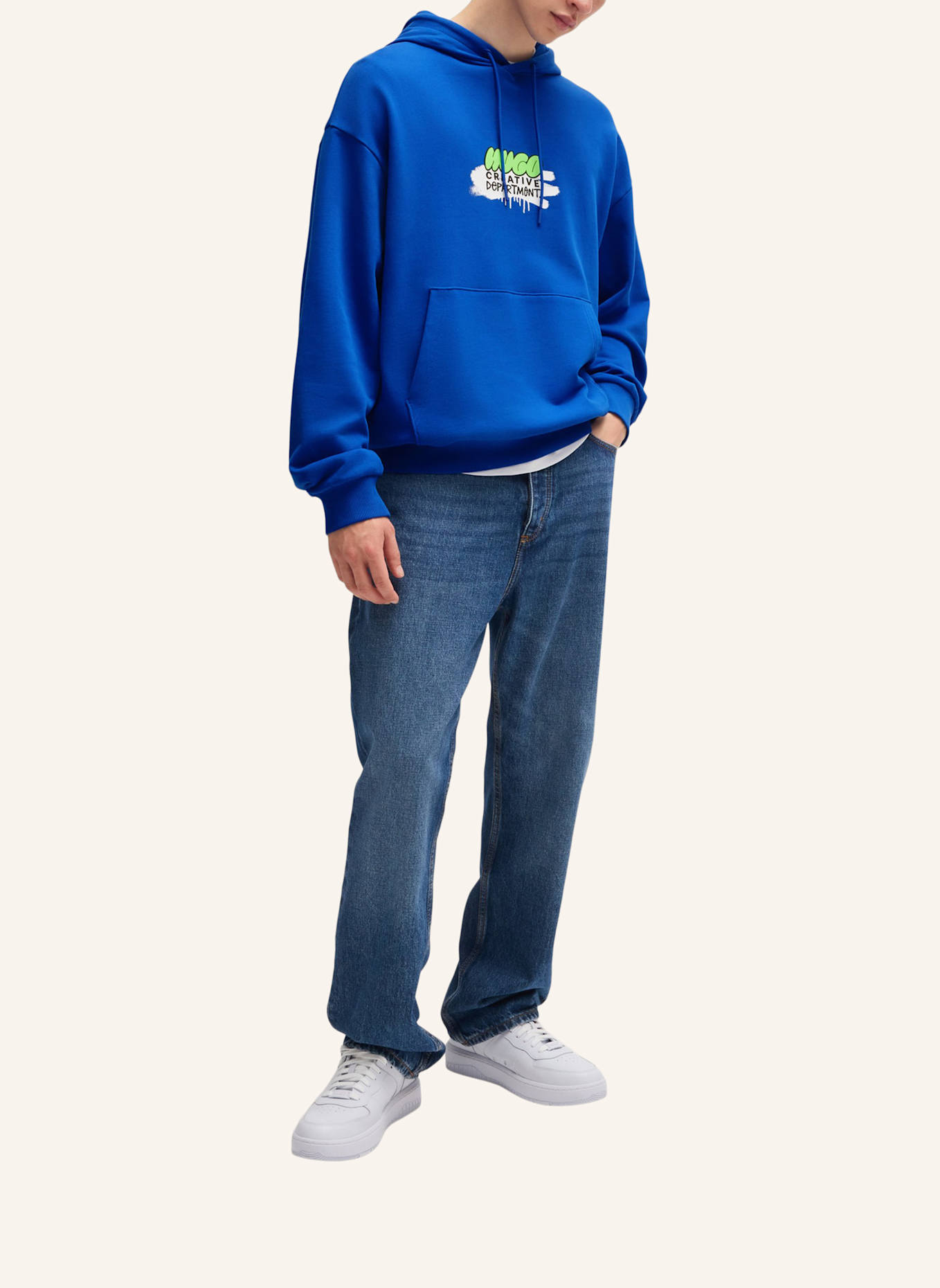 HUGO Sweatshirt NUGOBINO Regular Fit, Farbe: BLAU (Bild 5)