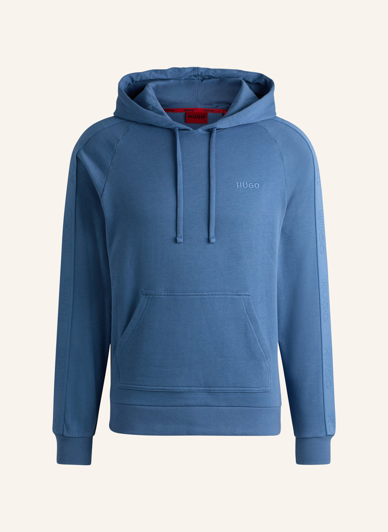 HUGO Loungewear Oberteil TONAL LOGO HOODIE Regular Fit, Farbe: BLAU (Bild 1)