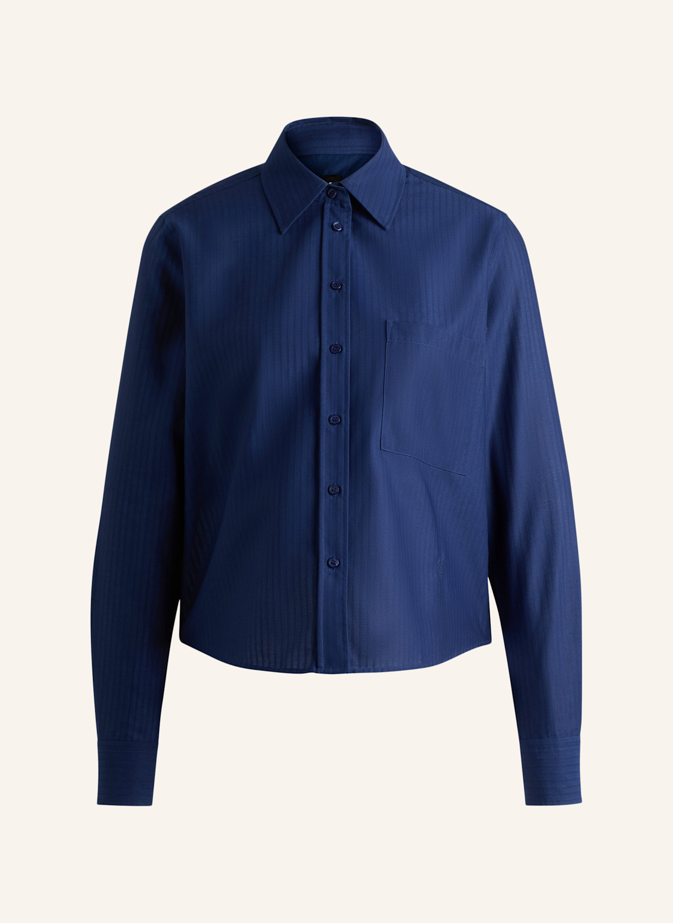 BOSS Business Bluse BRIELLE_MONDAY Regular Fit, Farbe: BLAU (Bild 1)