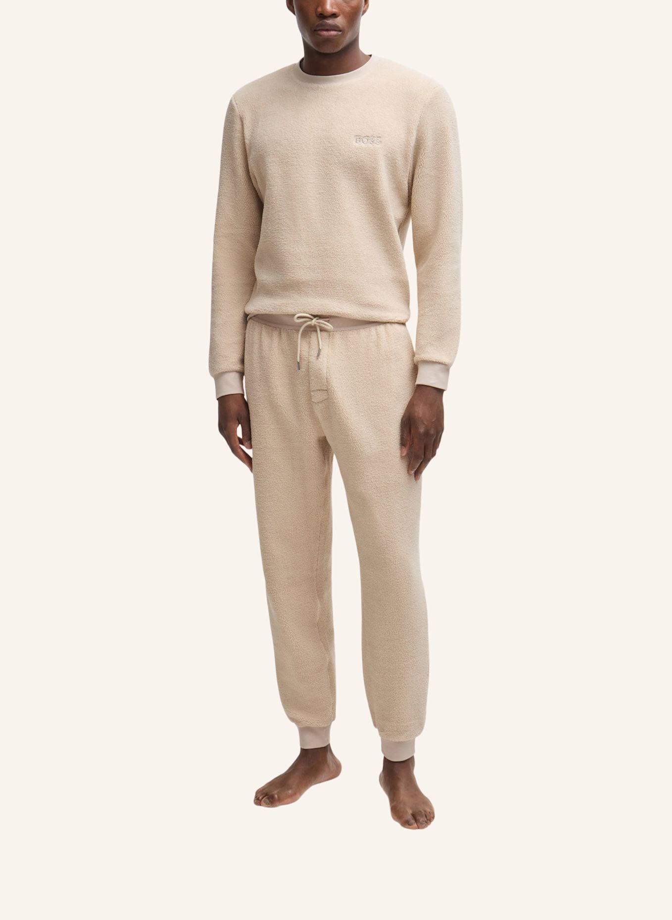 BOSS Loungewear Oberteil CONTEM. SWEATSHIRT Regular Fit, Farbe: WEISS (Bild 5)