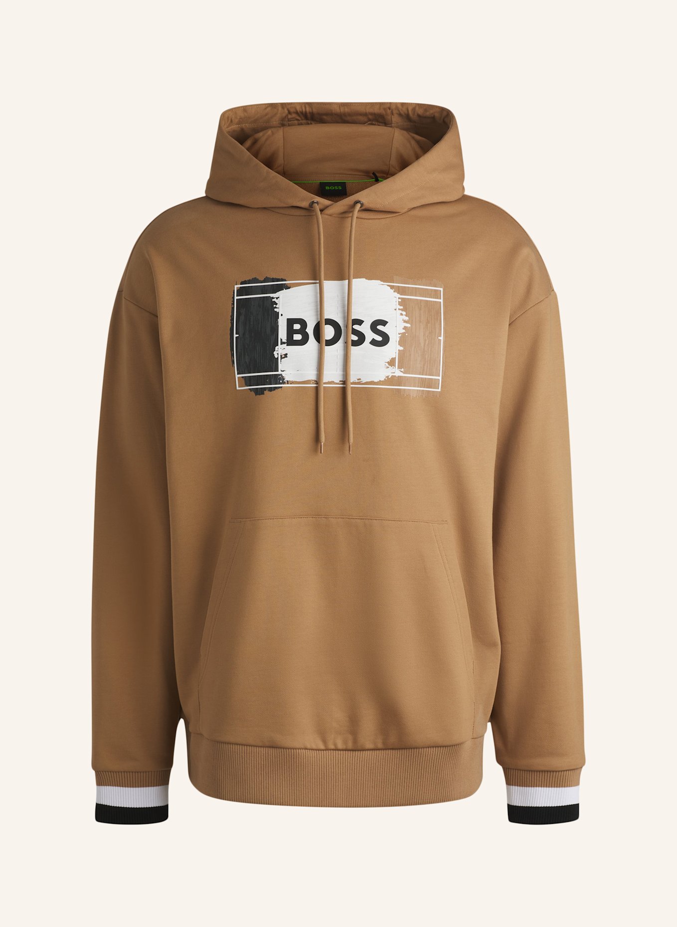 BOSS Sweatshirt SULLIVAN BOSS OPEN Regular Fit, Farbe: BEIGE (Bild 1)