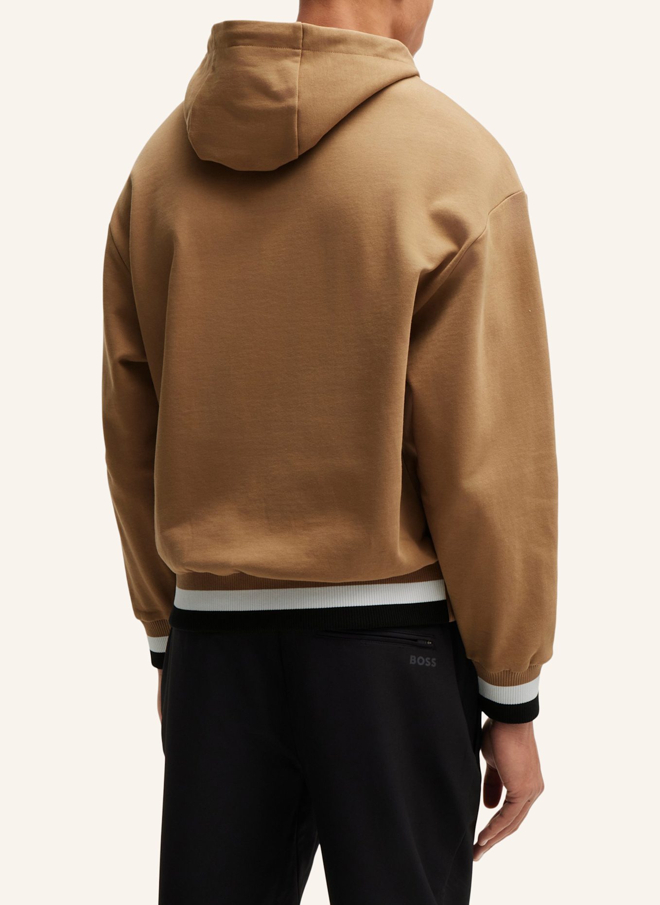 BOSS Sweatshirt SULLIVAN BOSS OPEN Regular Fit, Farbe: BEIGE (Bild 2)