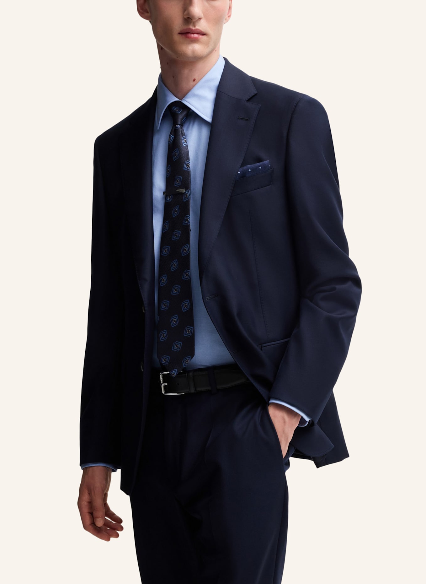 BOSS Business Hemd L-HAYS-KENT-C1-243 Slim Fit, Farbe: HELLBLAU (Bild 4)