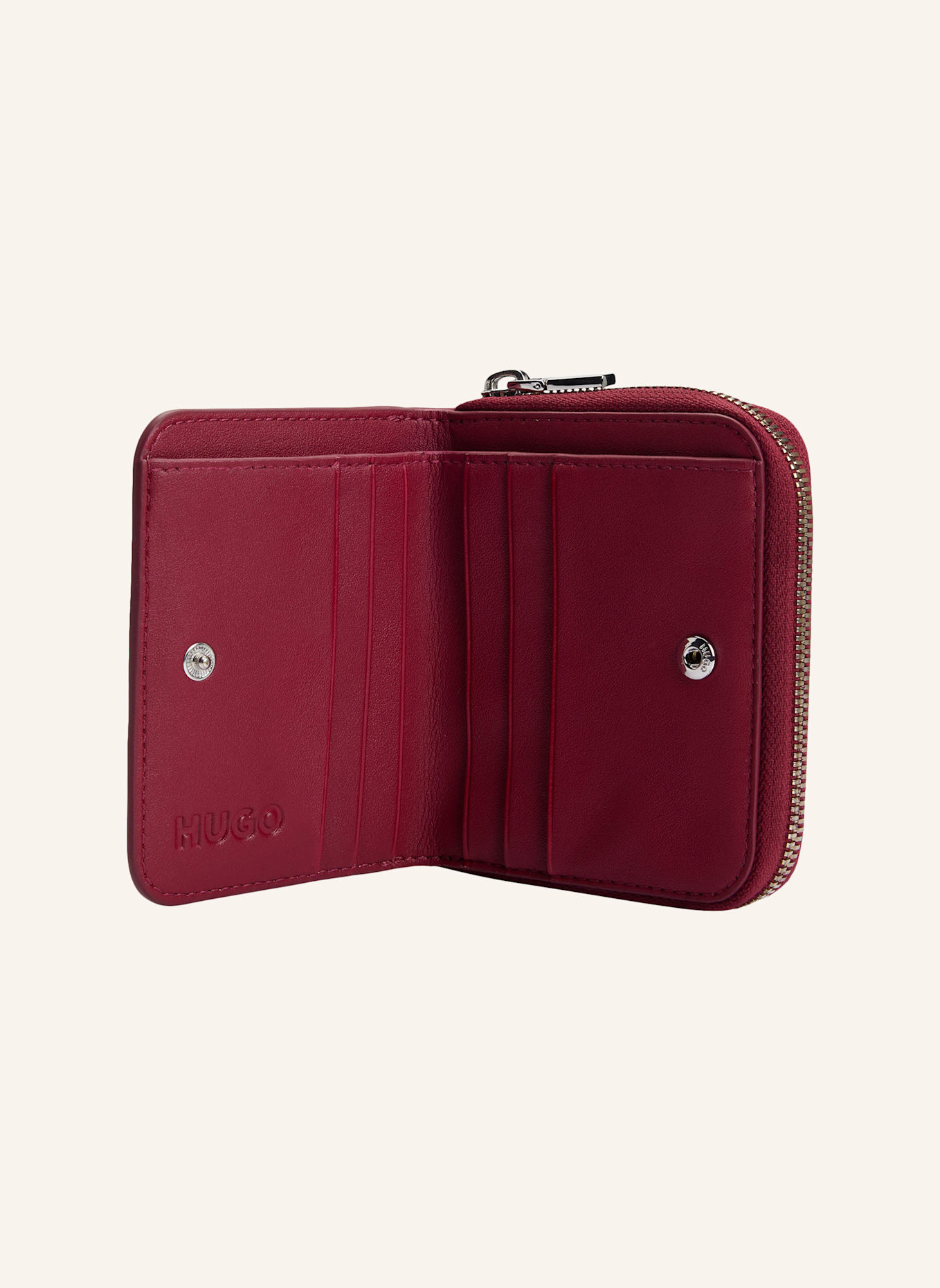 HUGO Brieftasche CHRIS SM WALLET-PU, Farbe: ROT (Bild 3)