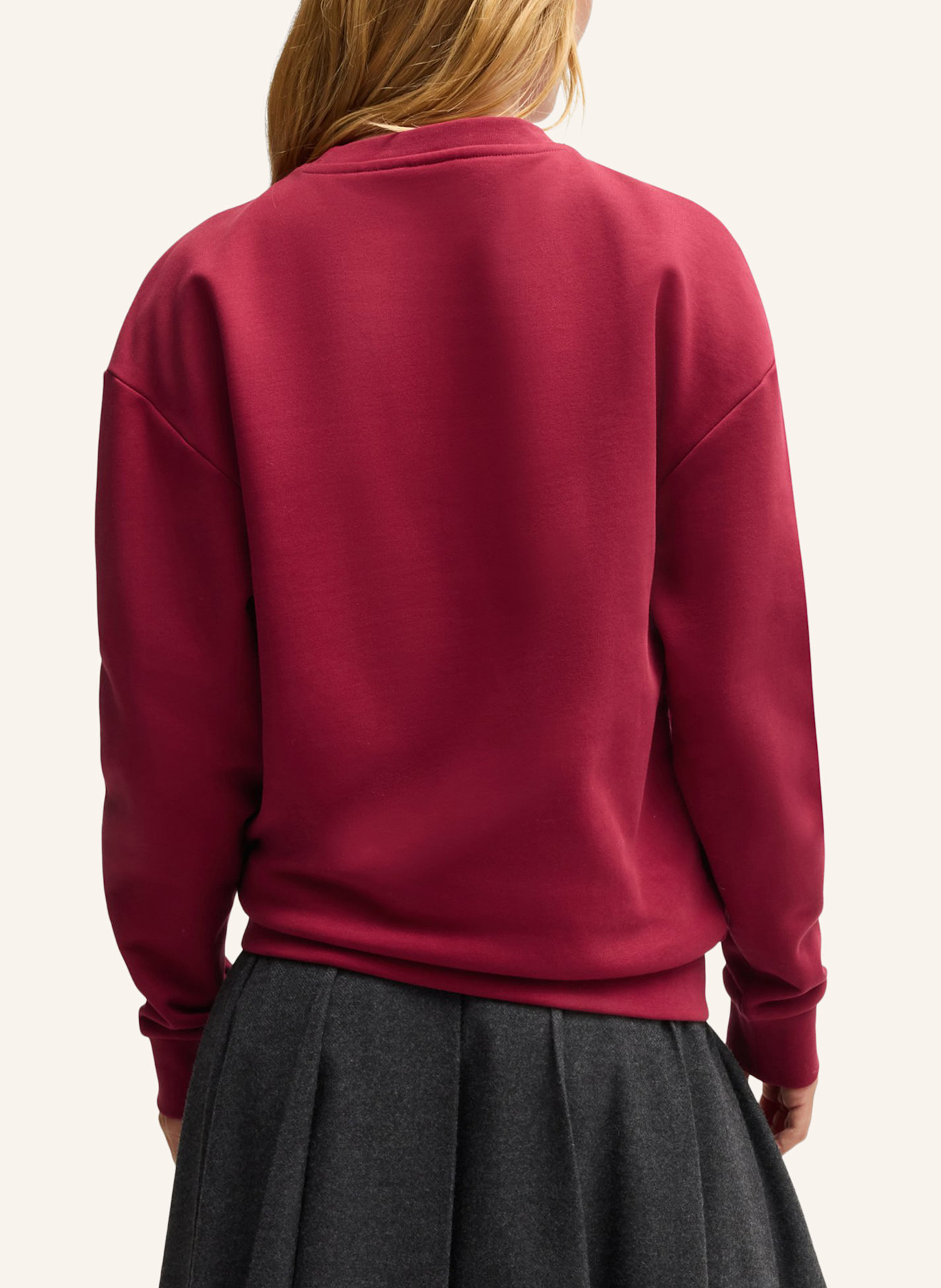 HUGO Sweatshirt EASY CREW_5 Regular Fit, Farbe: ROT (Bild 2)