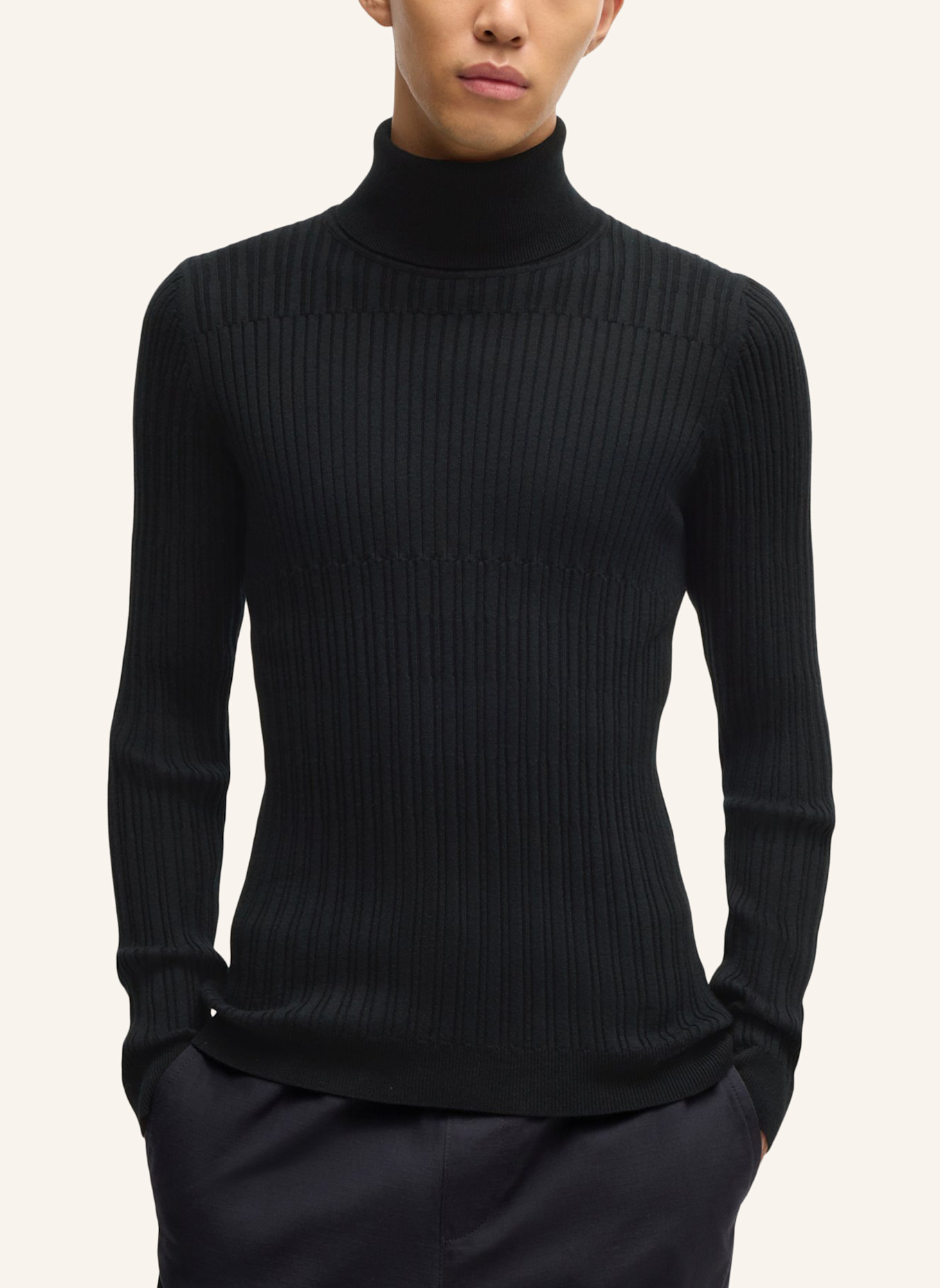 HUGO Pullover SMAXXONN Slim Fit, Farbe: SCHWARZ (Bild 4)