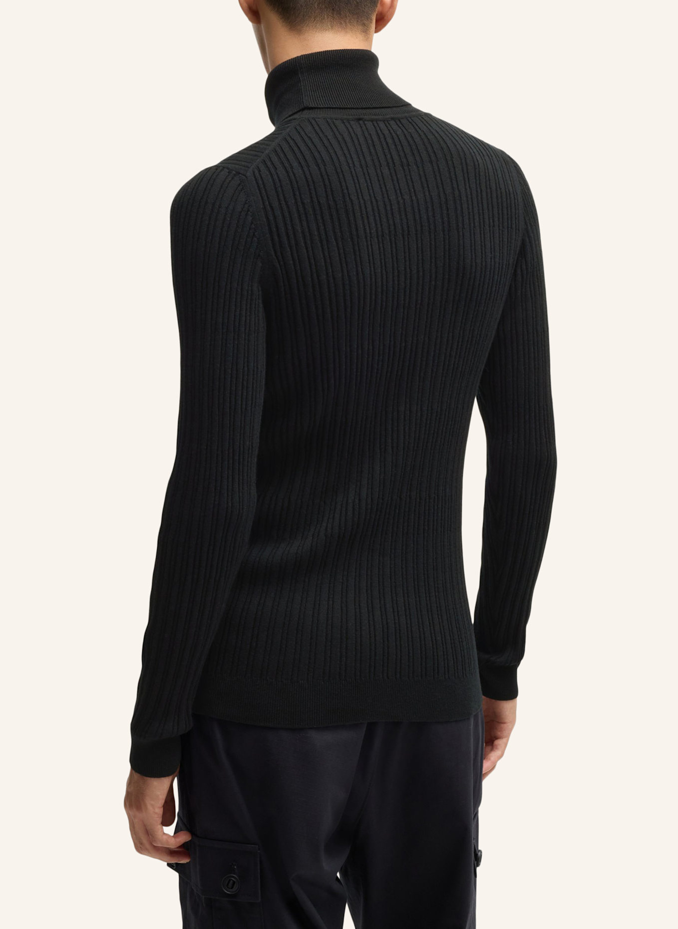 HUGO Pullover SMAXXONN Slim Fit, Farbe: SCHWARZ (Bild 2)