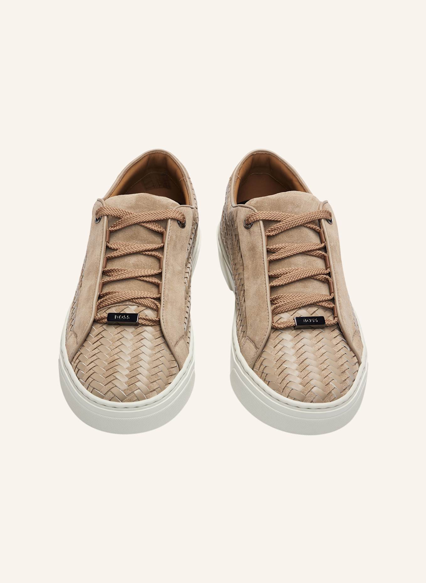 BOSS Sneaker GARY_TENN_SDLTWV, Farbe: KHAKI (Bild 6)