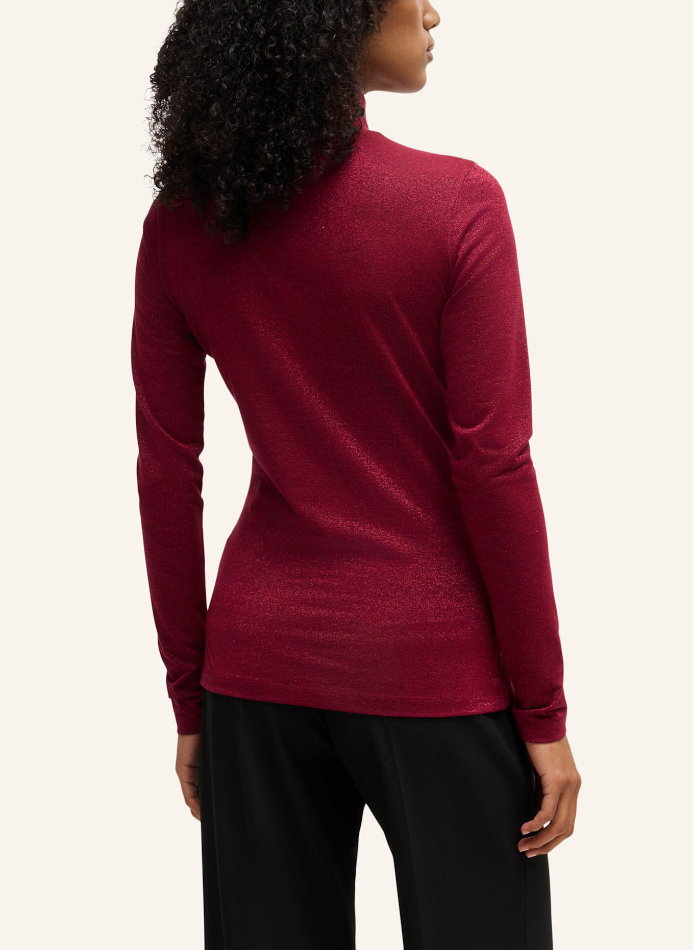 HUGO Casual Top DELAINA Regular Fit, Farbe: ROT (Bild 2)