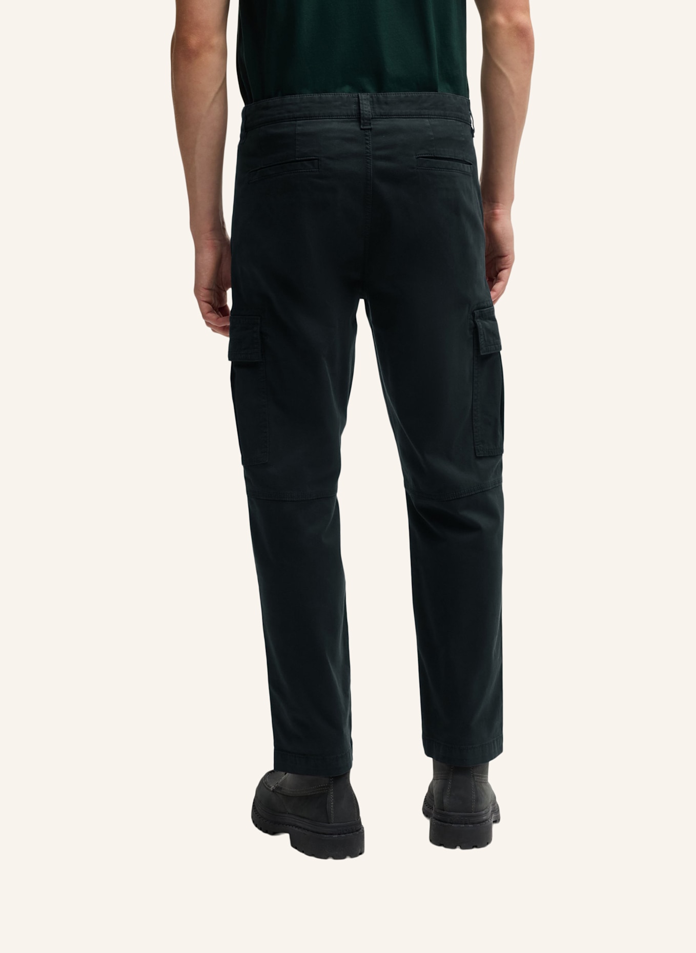 BOSS Casual Hose SISLA-7-CARGO Regular Fit, Farbe: SCHWARZ (Bild 3)