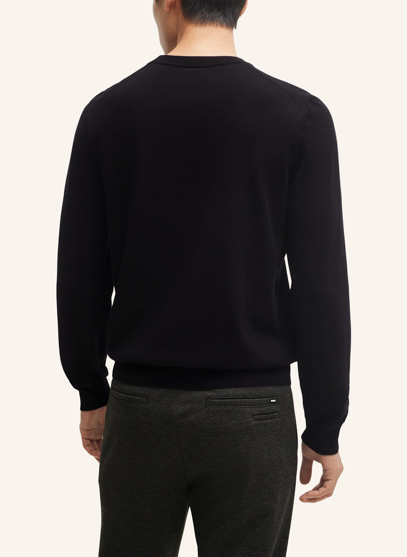 BOSS Pullover PACELLO-L Regular Fit, Farbe: SCHWARZ (Bild 2)