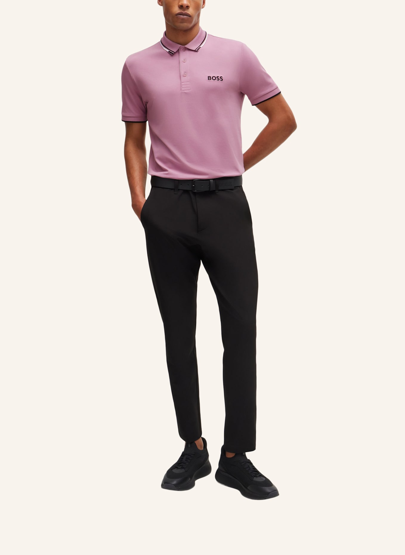 BOSS Poloshirt PADDY PRO Regular Fit, Farbe: LILA (Bild 5)