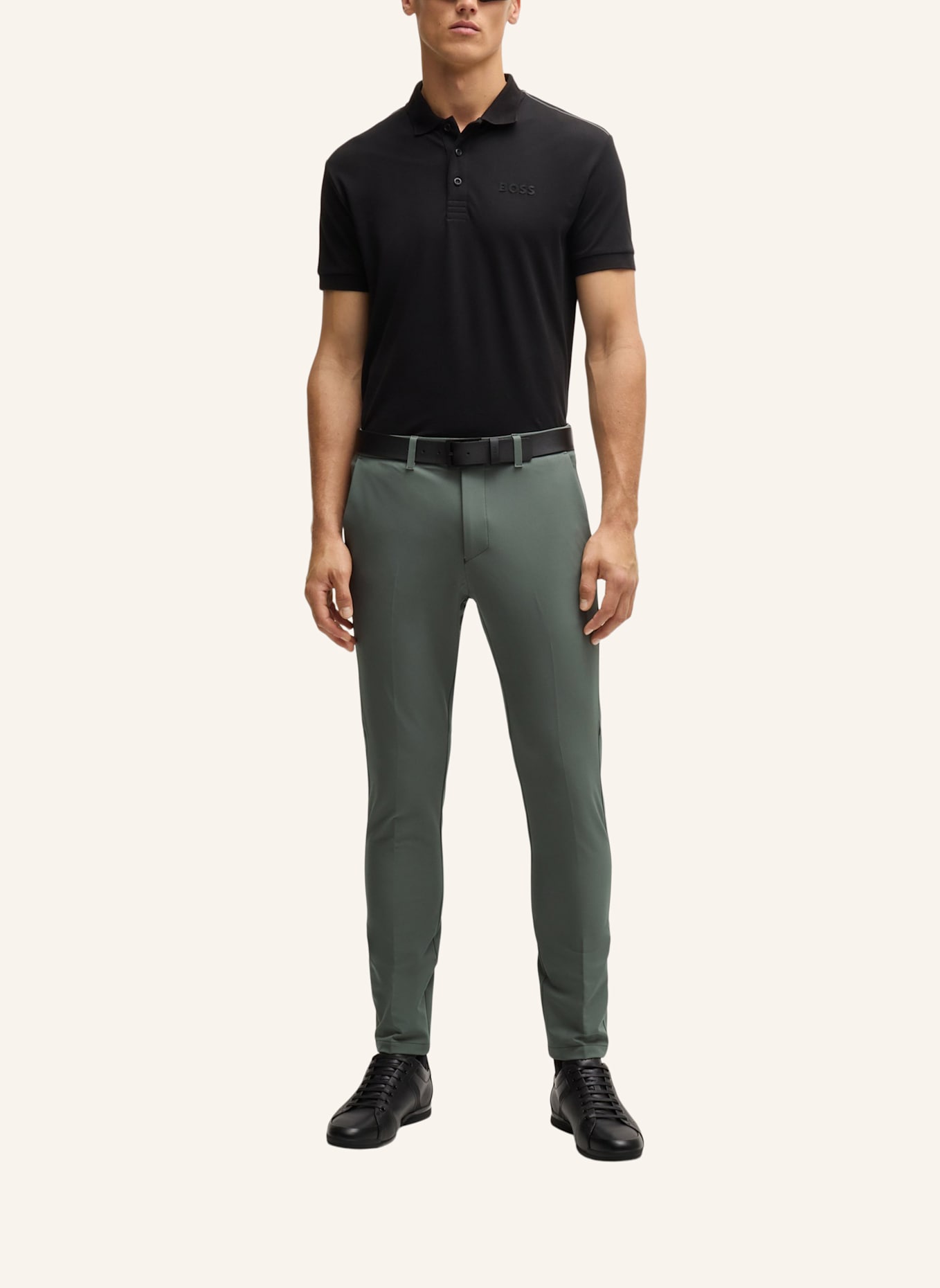 BOSS Casual Hose T_COMMUTER-SLIM Slim Fit, Farbe: HELLGRAU (Bild 6)