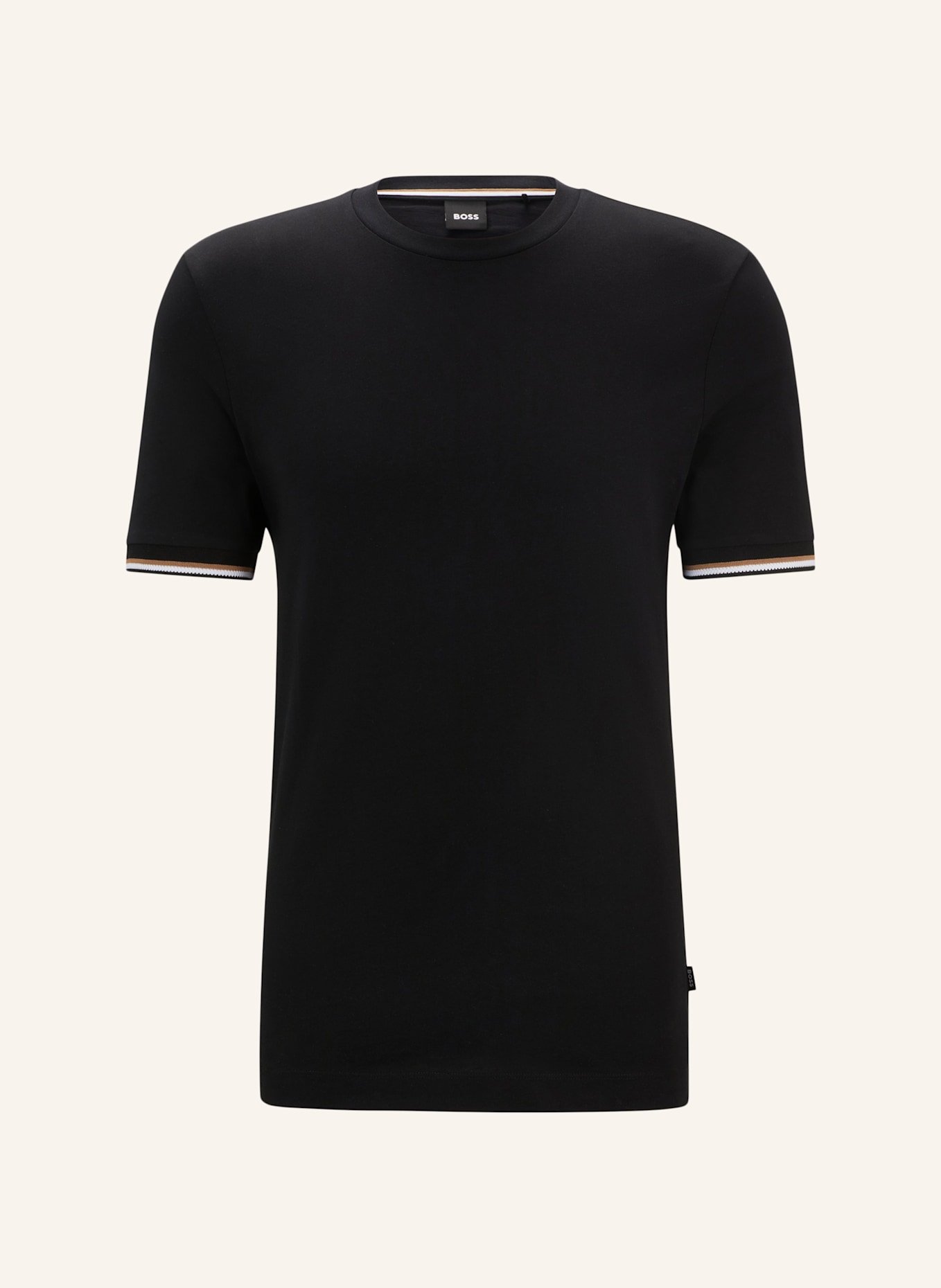 BOSS T-Shirt THOMPSON 04 Regular Fit, Farbe: SCHWARZ (Bild 1)