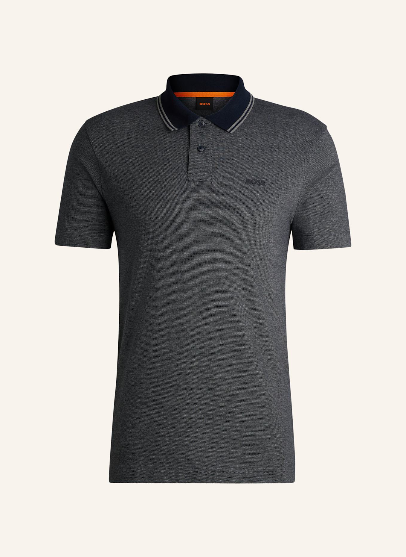 BOSS Poloshirt PEOXFORDNEW Relaxed Fit, Farbe: DUNKELBLAU (Bild 1)