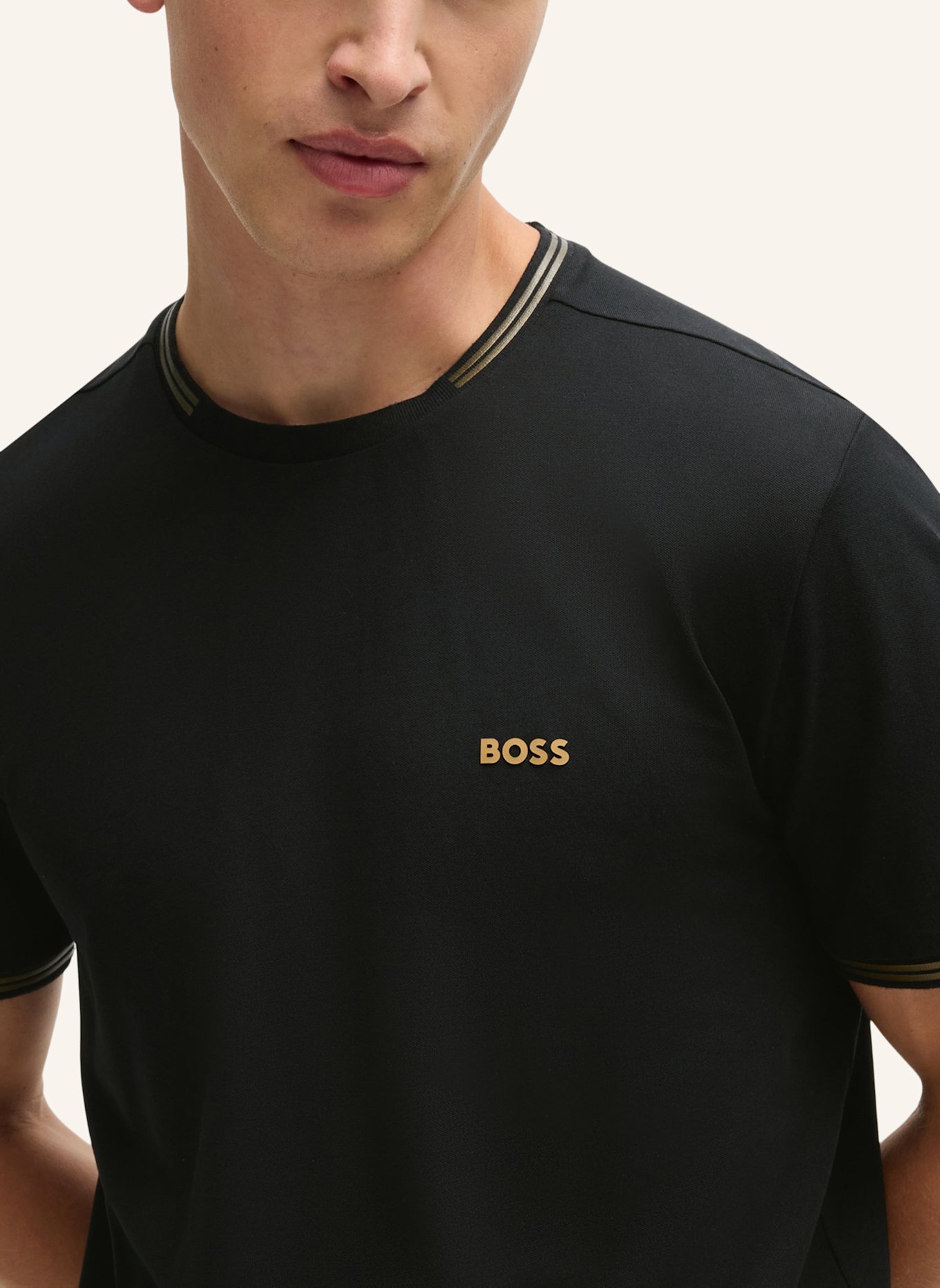 BOSS T-Shirt TAUL Regular Fit, Farbe: SCHWARZ (Bild 3)