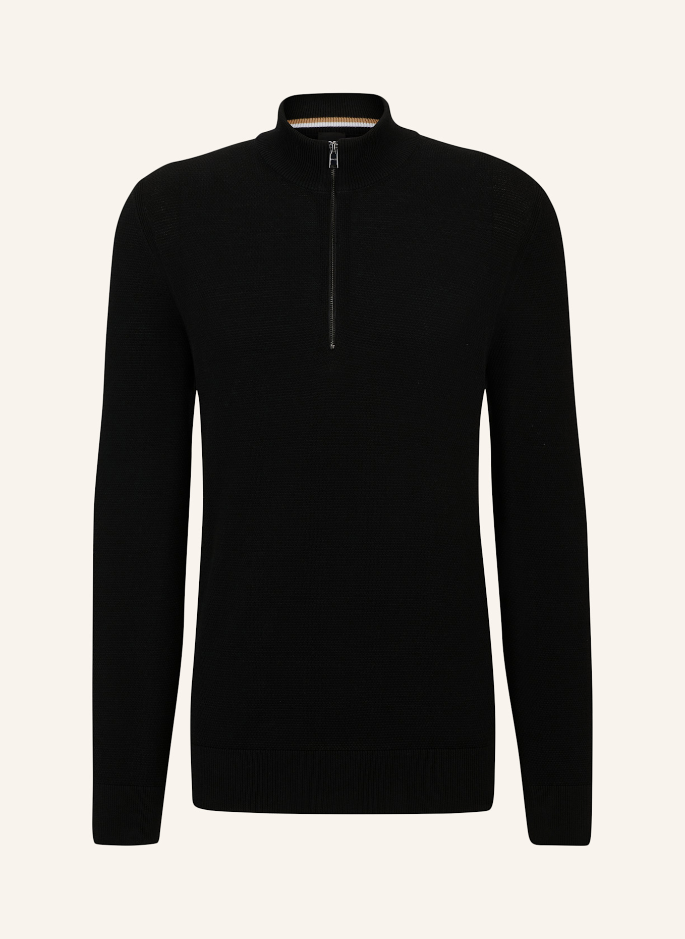 BOSS Pullover EBRANDO-P Regular Fit: SCHWARZ