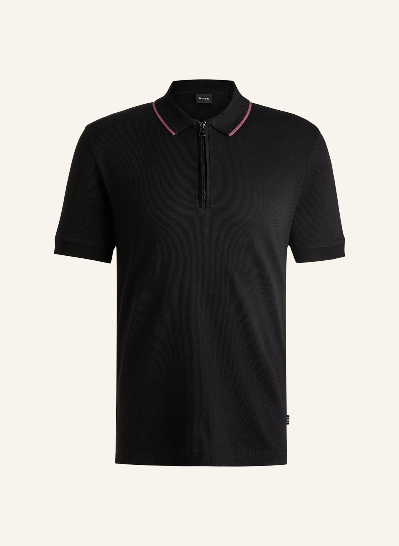 BOSS Poloshirt H-PARAS 59 Regular Fit, Farbe: SCHWARZ (Bild 1)