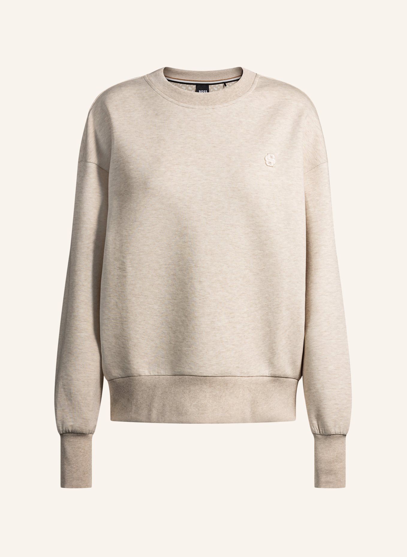 BOSS Sweatshirt EINORA Relaxed Fit, Farbe: WEISS (Bild 1)