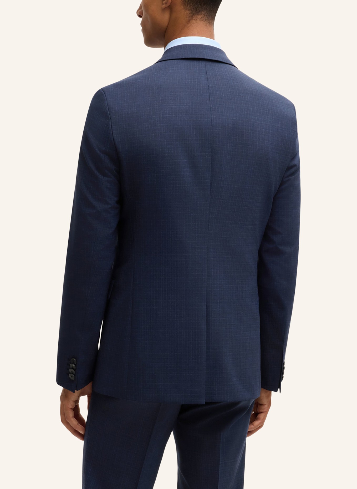 BOSS Business Anzug H-HOUSTON-3PCS-251 Slim Fit: DUNKELBLAU