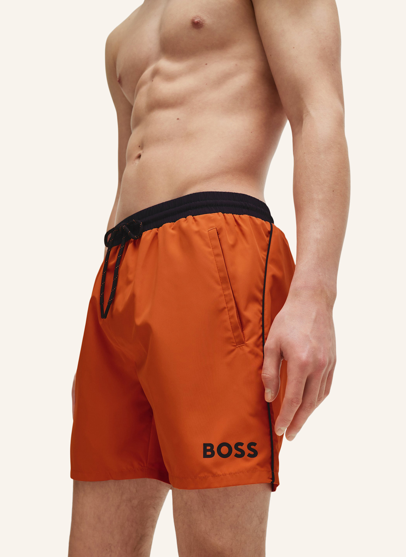 BOSS Badeshort STARFISH, Farbe: ORANGE (Bild 3)