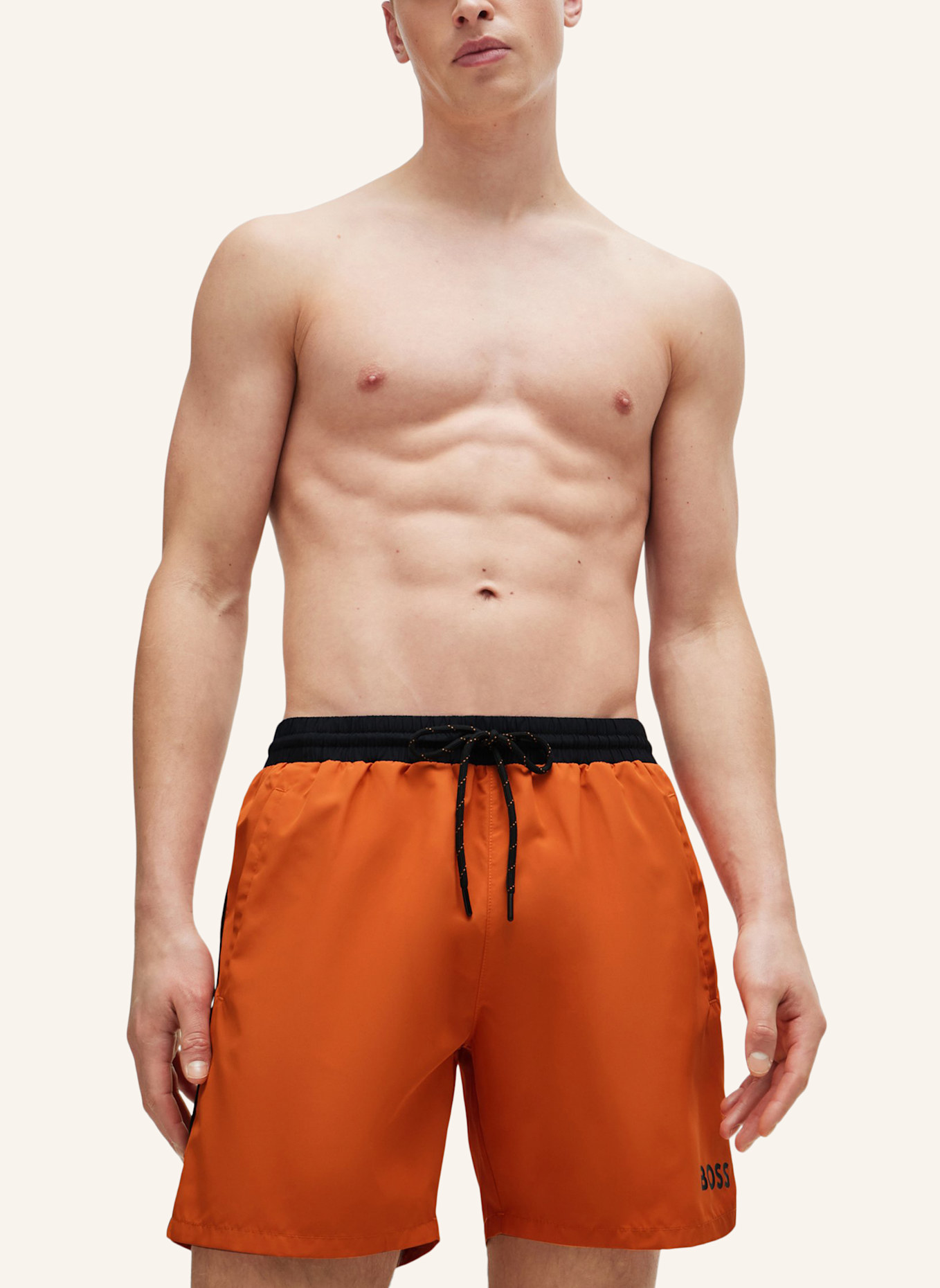 BOSS Badeshort STARFISH, Farbe: ORANGE (Bild 4)