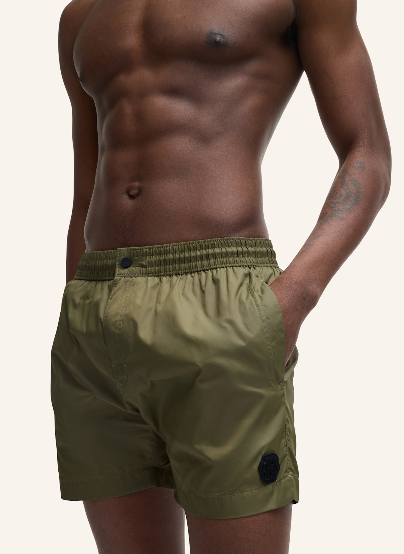 BOSS Badeshort TONI, Farbe: KHAKI (Bild 3)