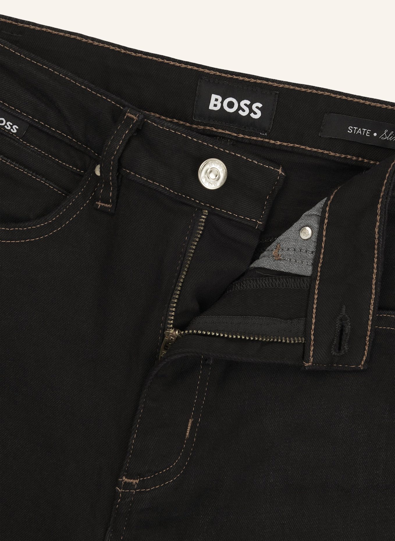 BOSS Jeans STATE - SLIM, Farbe: SCHWARZ (Bild 2)