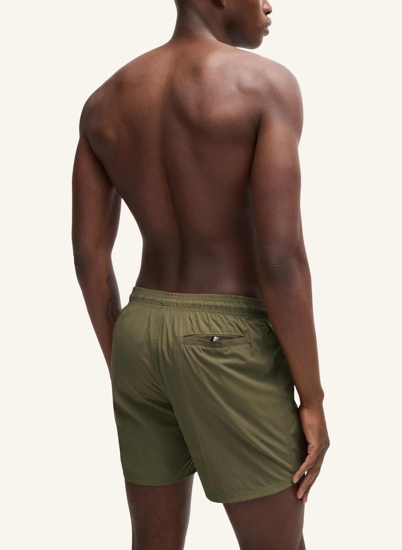 BOSS Badeshort OCTOPUS, Farbe: KHAKI (Bild 2)