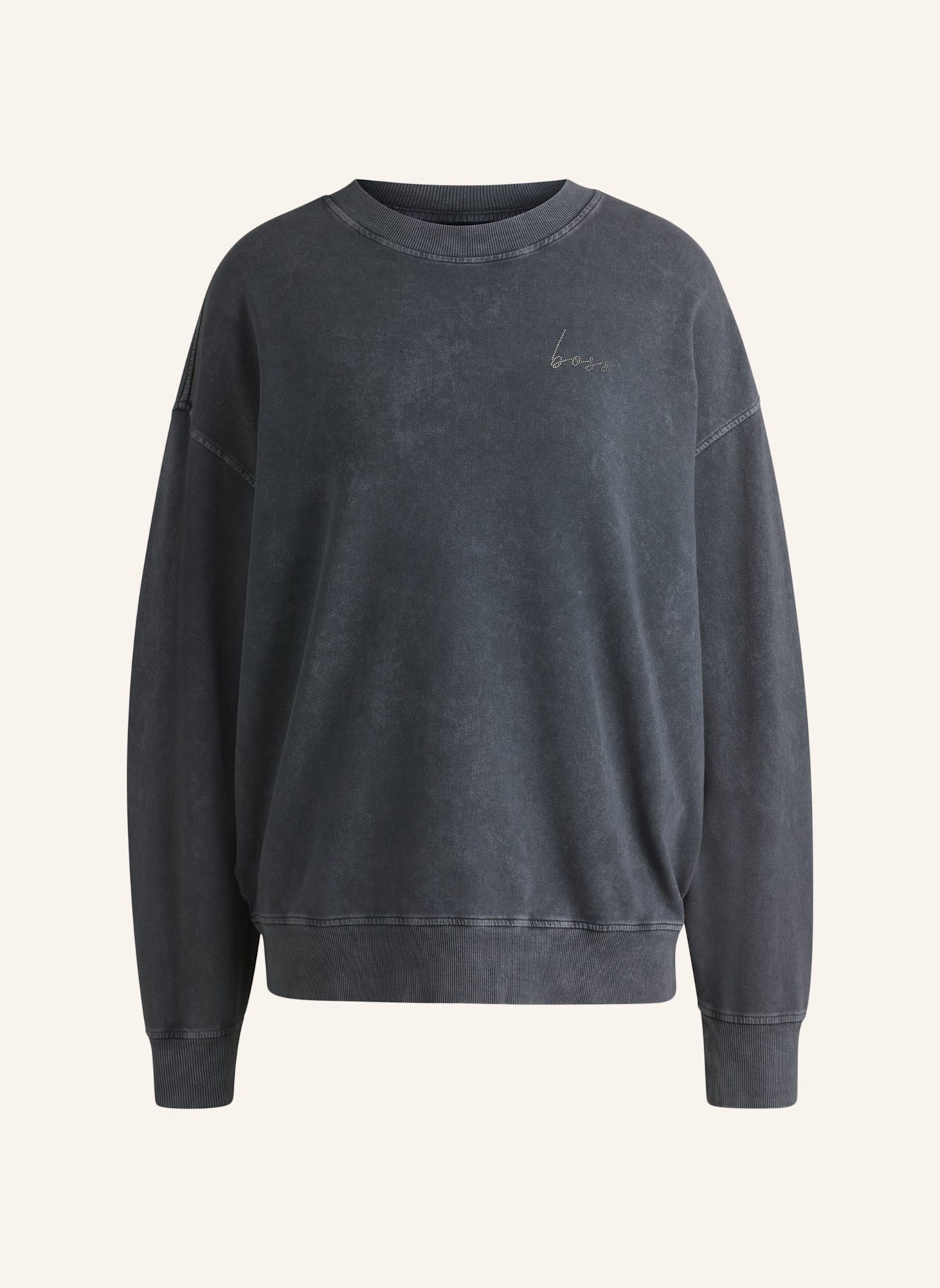 BOSS Sweatshirt C_ELASLOGAN, Farbe: SCHWARZ (Bild 1)