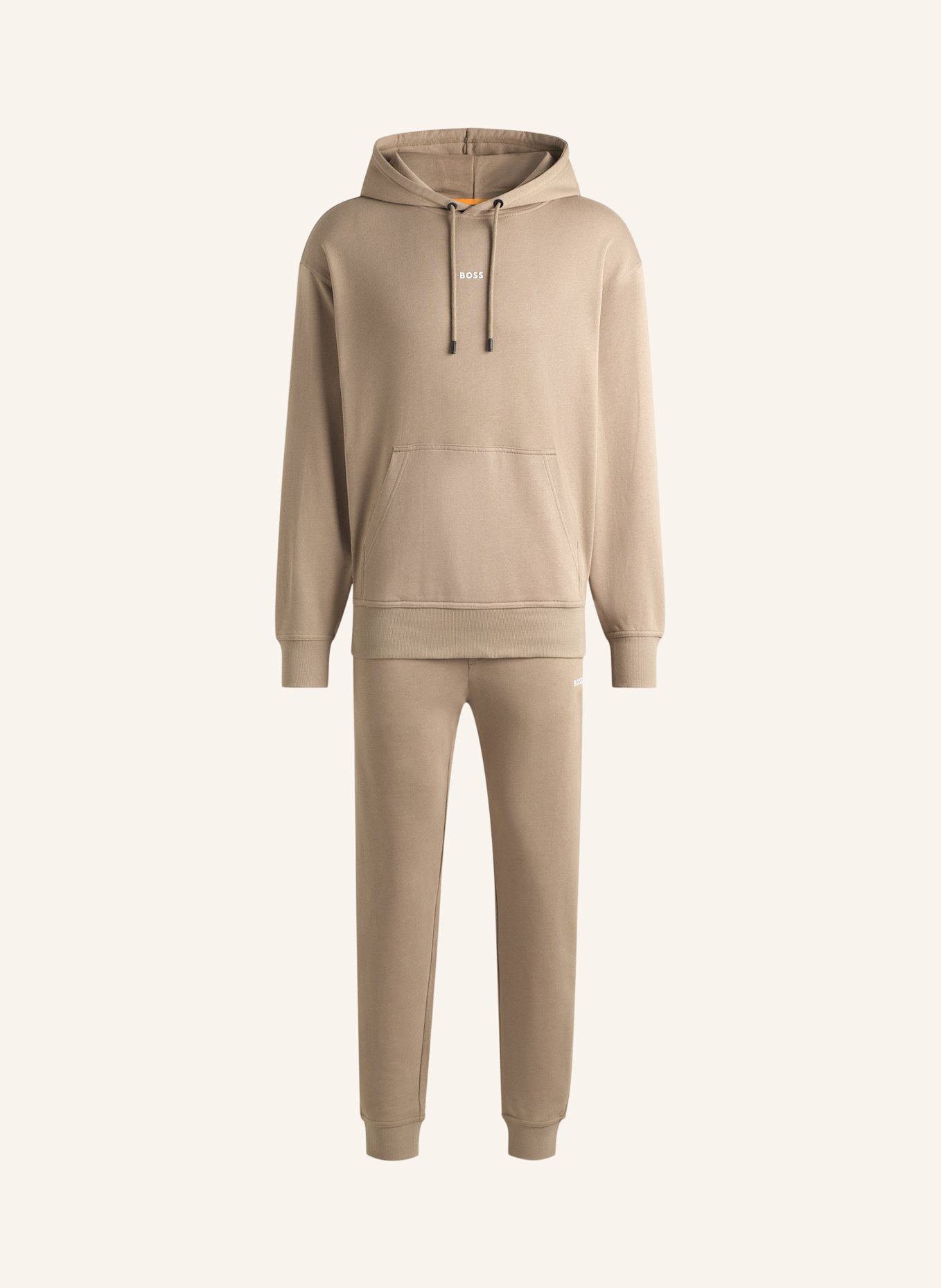 BOSS Sweatshirt TRACKSUITWESMALLHOOD Regular Fit, Farbe: BRAUN (Bild 1)