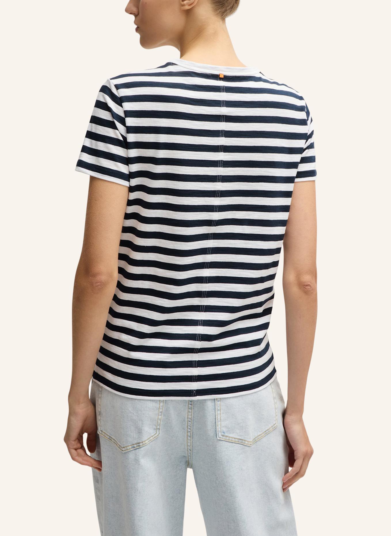 BOSS T-Shirt C_ESLA_STRIPED Regular Fit, Farbe: DUNKELBLAU (Bild 2)