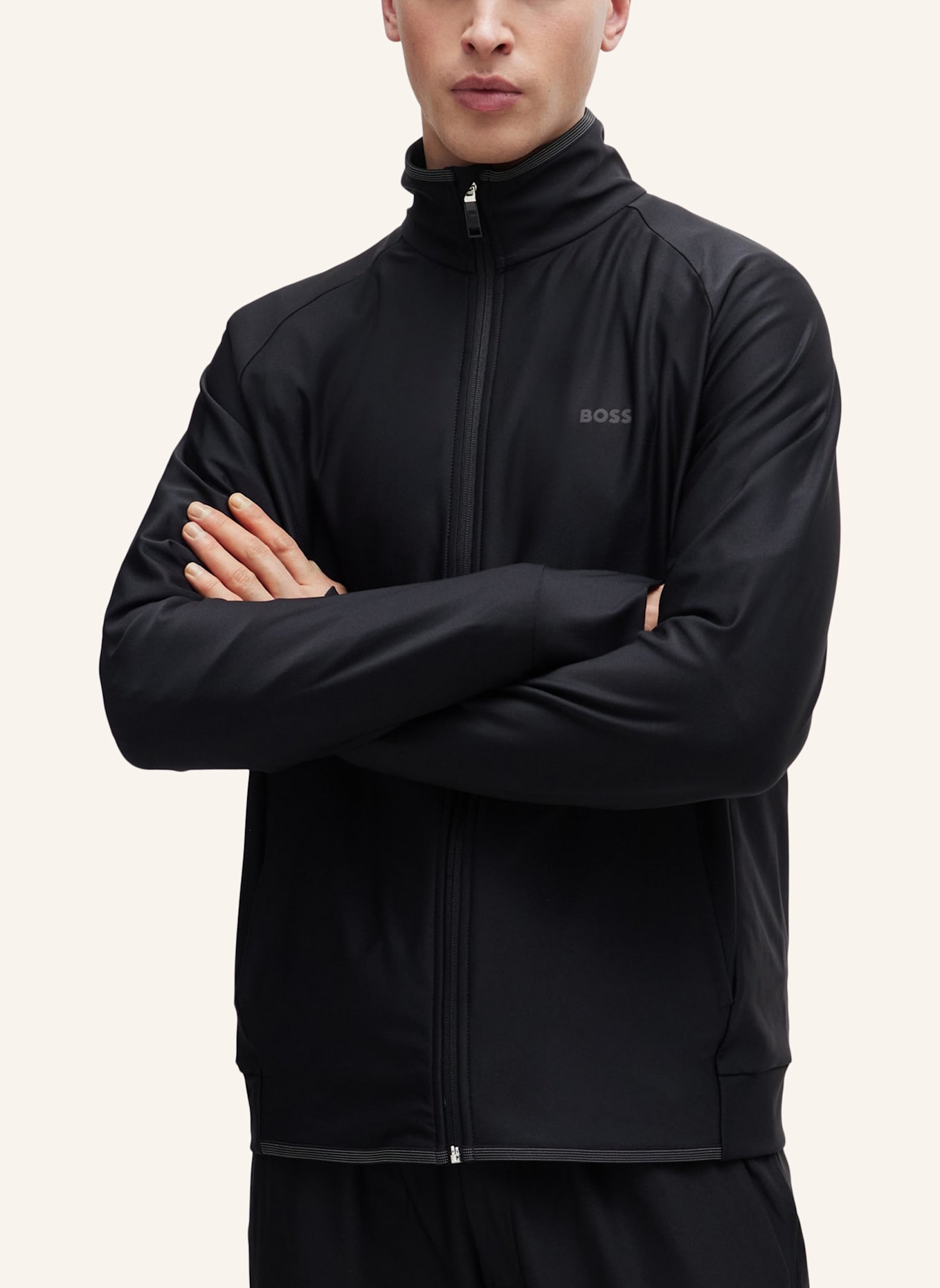 BOSS Sweatshirt SICON ACTIVE Regular Fit, Farbe: SCHWARZ (Bild 4)